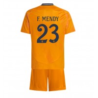 Maglia Calcio Real Madrid Ferland Mendy #23 Seconda Divisa Bambino 2024-25 Manica Corta (+ pantaloncini)